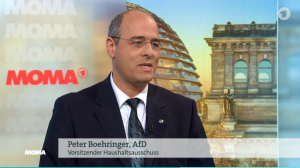 Peter Boehringer im ARD Morgemmagazin Bild_ ARD/WDR