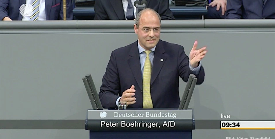 Peter Boehringer entgegnet Olaf Scholz auf erste Bundestagsrede