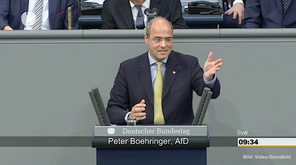 Peter Boehringer entgegnet Olaf Scholz auf erste Bundestagsrede