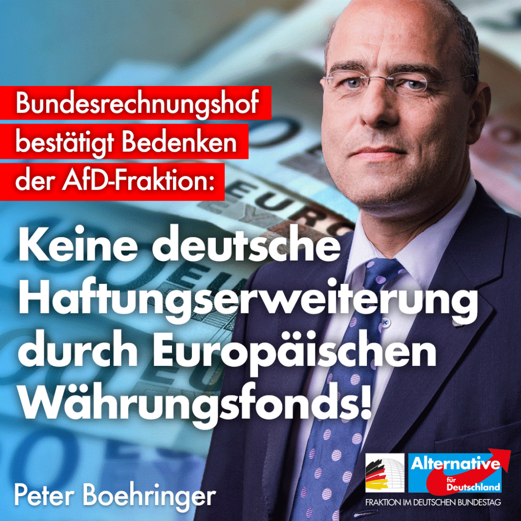 Bundesrechnungshof (BRH) bestätigt Bedenken der AfD