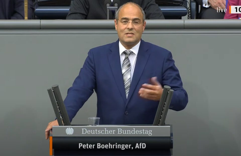 Bundestagsrede Peter Boehringer 29.09.2020